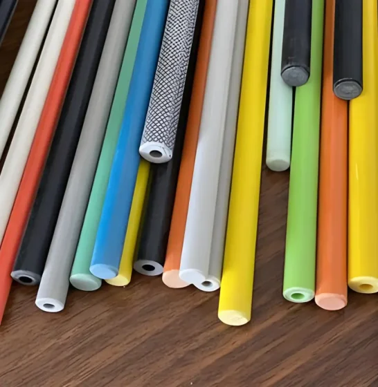 Fiberglass tube manufacturing process