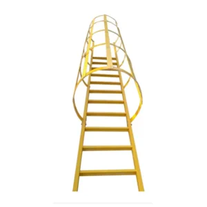 Fiberglass Caged Ladders